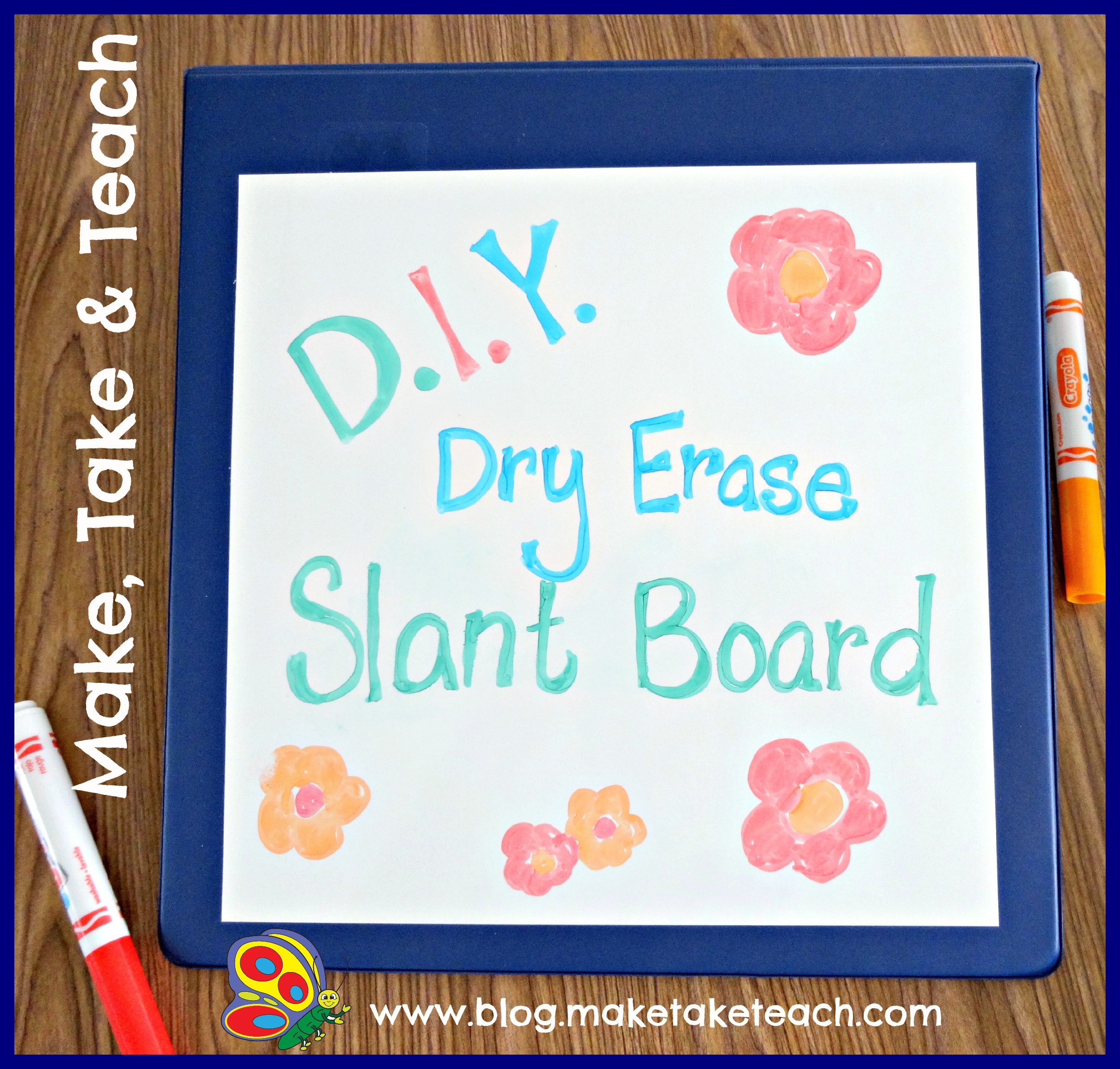 DIY Dry Erase Slant Boards - Make Take & Teach